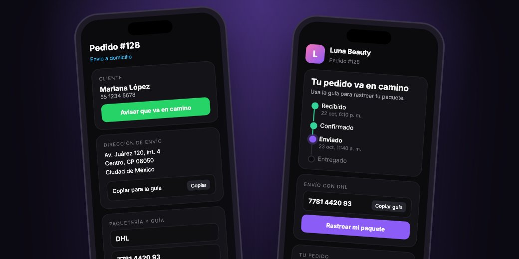 Envíos a domicilio en un negocio pequeño: dirección, guía y seguimiento sin enredos